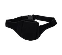 Yardwe Microphone Waist Belt Pouch for Fitness Instructor, Black Mic Storage Bag Adjustable Sweat-Resistant Strap, Portable Waist Mic Carry Pack for Outdoor Sports and Running