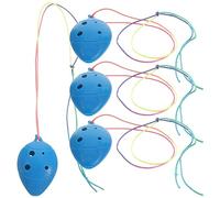 Yardwe Mini 6-Hole Plastic Ocarina for Beginners - Musical Instrument for Children Easy to Play Ocarina Colorful Decorative for Boys and Girls Random Color