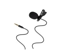 Yardwe Mini Clip-on Lapel Microphone for Audio Effect and Hands-free Recording with 3.5mm Jack Compatible with Laptop and Pc, for Outdoor Lectures and Webcast