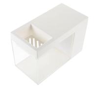 Yardwe Mini Fish Tank Acrylic Self-circulating Fish Tank for Small Fish for Home Office
