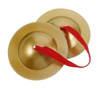 Yardwe Mini Hand Cymbals for Small Percussion Instrument Easy to Learn Finger Cymbals for Dancing Concerts and Musical Development