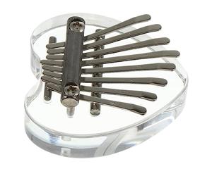 Yardwe Mini Kalimba Thumb Piano for Beginners 8 Keys Sapele Finger Piano with Engraved Scale, Portable Small Musical Instrument to Improve Finger Flexibility and Explore Musical Talent