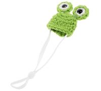 Yardwe Mini Knitted Hamster Hat Frog Design Small Pet Cap Cute Headwear for Guinea Pigs and Small Animals Halloween Costume Accessory