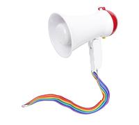 Yardwe Mini Portable Handheld Abs Loudspeaker Megaphone Plastic Sound Amplifier Multi-purpose Amplifier for Sports Coaching and Outdoor Events