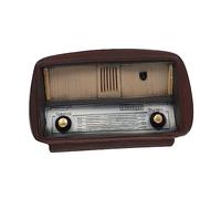 Yardwe Mini Vintage Gramophone Decoration for Home Desk Retro Phonograph Ornament Unique Music Box Figurine for Music Lovers and Collectors