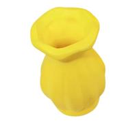 Yardwe Miniature Model Vase Photography Props Floral Arrangement Holders Ceramic Flower Mini Containers Doll House Accessories Mini Planter Table Centerpiece Decoration Ceramics Yellow
