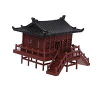 Yardwe Miniature Pavilion Fish Tank Ornament Lightweight Classic Garden Bonsai Decor for Aquarium and Outdoor Landscaping with Fine Craftsmanship Elegant Model