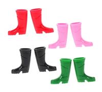 Yardwe Miniature Rain Boots Dollhouse Ornaments Realistic Christmas Decorations for DIY Craft Projects and Miniature Gardens