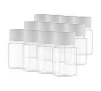 Yardwe Ml Plastic Pill Bottles with Reliable Sealing with Caps 12pcs Easy to Store Empty Medicine Containers for Weekly Medicine Storage and Solid or Liquid Pills