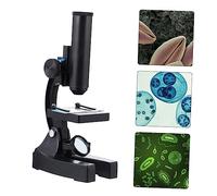 Yardwe Monocular Student Microscope Magnification Simple Biological Magnifier Educational Science Tool for Height for Biology Observation and Experiment