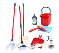 Yardwe Montessori Cleaning Lightweight Broom Dustpan Mop Kit for Pretend Play Developing Responsibility with Bright Tools for Interactive Household Learning