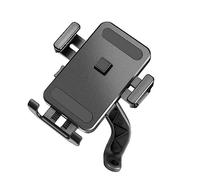 Yardwe Motorbike Phone Mount Stand Handlebar Bracket Rotation Anti-shock for Scooter and Motorcycle GPS Holder with Quick Release Lock Black