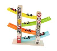Yardwe Multi Race Track for Gliding Car Ramp Educational for Hours of Fun Parent Interaction Cars Included