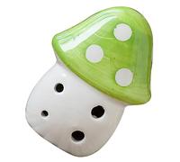 Yardwe Mushroom Shape Ocarina for Lightweight Ceramic Music Instrument for Beginners and Music Education Adorable Cultivate Musical Interest