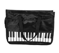 Yardwe Music Score Holder Bag Music Sheet Storage Pouch Lightweight Portable Ukulele Note Container with Quick Zipper Closure for Musicians The Go