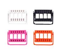 Yardwe Nail Drill Bits Organizer with Creative and Delicate Tool Storage Organiser with 16 Holes 4pcs Pp Material Manicure Grinding Head Holder for Nail Art
