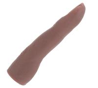 Yardwe Nail Texture Practice Nails Finger Bendable Acrylic for Silicone and Realistic Fake Finger with Fine Convenient to Use for Beginner and Professional