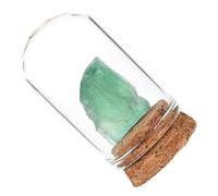 Yardwe Natural Green Fluorite Crystal Specimen Raw Quartz Stone for Meditation Therapy Educational