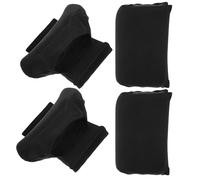 Yardwe Non-Slip Walking Stick Armpit Cover and Underarm Crutch Pads Cushion Handle Covers Purpose Crutches Easy to Install and Wash Black