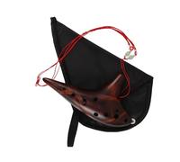 Yardwe Ocarina c Tone Musical Instrument Ceramic Clay Flute for Music Enthusiasts and Beginners Japanese Style Flute Toy