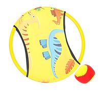 Yardwe Outdoor Paddle Ball Catch Game Interactive Plaything for Hand Eye Coordination Lightweight Compact Design for Garden Beach Indoor Fun Balls Included Random Color