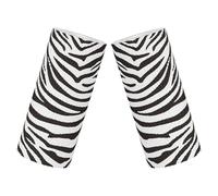 Yardwe Paper Towels Unique Animal Pattern 2 Rolls with Easy Pull Design Zebra Print Thickened Paper Material for Dining Room and Restaurant Use