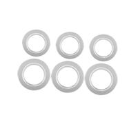 Yardwe Parrot Birds Nest Box Hole Guards 6pcs Metal Circle Guards Bird House Ring