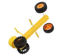 Yardwe Parrot Training Mini Bicycle for Birds Cage Accessories Intelligence Puzzle for Parakeets Macaws African Greys Physical Exercise and Mental Stimulation Enrichment