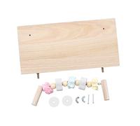 Yardwe Parrots Molar Stone Chew Toy for Pet Birds Natural Material Activity Perch for Parakeets Cockatiels and Macaws