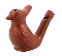Yardwe Peacock Shaped Bird Noise Maker Portable Small Whistle in Purple Clay Sound for Bird Lovers and Collectors - Decorative Folk Wind Instrument for Parties and Artistic Atmosphere