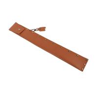 Yardwe Percussion Drumstick Bag Portable Drumsticks Case Drum Stick Holder Pu Material Lightweight Classic Style 17.40x2.36x0.24in from Scratches for Musicians on The Move