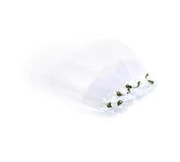 Yardwe Pet Dog Bridal Headdress Spring Clip Cosplay Wedding Accessories for Birthday and Wedding Party Floral Design Easy to Wear Pet Bridal Veil Charming Dog Costume for Special