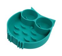 Yardwe Pet Silicone Feeding Bowl Cup Base Anti-spill Dog Food Feeder Slow down for Cats Dogs Safe Healthy Material for Training Mealtime