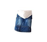 Yardwe Pet Vests with Knitted Hat Denim Dog Apparel for Spring Summer Autumn Fashionable Pet Clothing for Chihuahua Poodle Bulldog Retro Style Easy to Wear