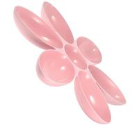 Yardwe Petal Shaped Dog Feeder Dish Multi Purpose Plastic Pet Bowl for Cats and Dogs Easy to Clean Capacity Indoor Feeding Durable Non Slip Base for Comfortable Eating