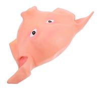 Yardwe Pig Head Costume Mask Latex Photo Prop for Halloween Parties