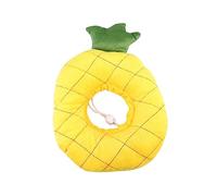 Yardwe Pineapple Shape Cat Collar Adjustable Scratch Pet Shield for Comfort for Play Sleep and Festive Photo Shoots
