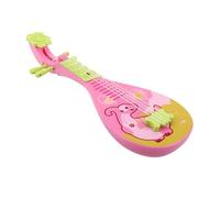 Yardwe Pink Dinosaur Pipa Lute Instrument Simulation Traditional Chinese Guitar Educational Performance Prop for Stage School Events Creative Musical Learning Tool