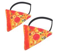 Yardwe Pizza Headband Halloween Novelty Headwear 2pcs for Party Costumes