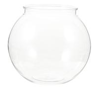 Yardwe Plastic Fish Bowl Bubble Planter Round Micro Landscape Fish Tank Unbreakable Desktop Aquarium Bowl for Home Office Decorations