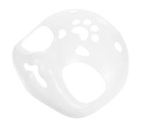 Yardwe Plastic Fursuit Head Base with Soft Furry Texture Unpainted DIY Animal Costume Mask for Halloween Carnival Cosplay Lightweight Blank Canvas for Creative Roleplay and Masquerade