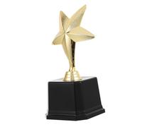 Yardwe Plastic Star Trophy Award for Competitions Lightweight Decorative Winner Trophy for Party Favors and Ceremonies with Fine Craftsmanship Durable Surface Color Suitable for Sports
