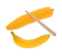 Yardwe Play Fruit Fruit Corn Model Musical Shaker Toy Boys and Girls Maracas Material Early Learning Musical Instrument Toy