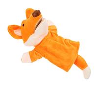 Yardwe Plush Fox Hand Puppet for Lightweight Animal Finger Puppet for Parent Interaction Creative Storytelling and Motor Skill Development Portable Soft Cartoon Fox Doll for Indoor
