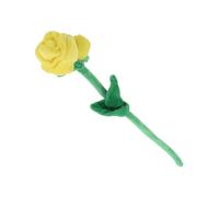 Yardwe Plush Rose Flower Bouquet with Bendable Stems Soft Realistic Faux Roses for Wedding and Home Decor Elegant Floral Arrangement for Tabletop Display and Gifting