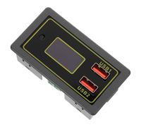 Yardwe Portable Automotive Battery Voltage Gauge with Monitoring and Multiprotocol Fast Charging Digital Display Battery Capacity Tester for Cars Precise Power Tracking and Preventive