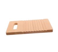 Yardwe Portable Beech Wood Mini Laundry Washboard Montessori Educational Tool for Fine Motor Skills Development Small Clothes Washing Board for Boys