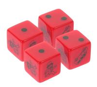Yardwe Portable Chess Game Dice Lightweight Dice Accessories for Board Games Party Play Use