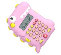 Yardwe Portable Dinosaur Cartoon Math Game Early Education Machine for Pocket-sized Pink Educational Enhancing Math Logic and Learning Enthusiasm Travel and Indoor Use