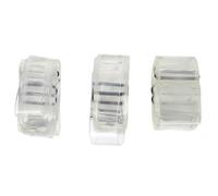 Yardwe Portable Fixed Band For Piano 3 Pieces TPU Metal White Music Score Clips for Sheet Music Book and Practice